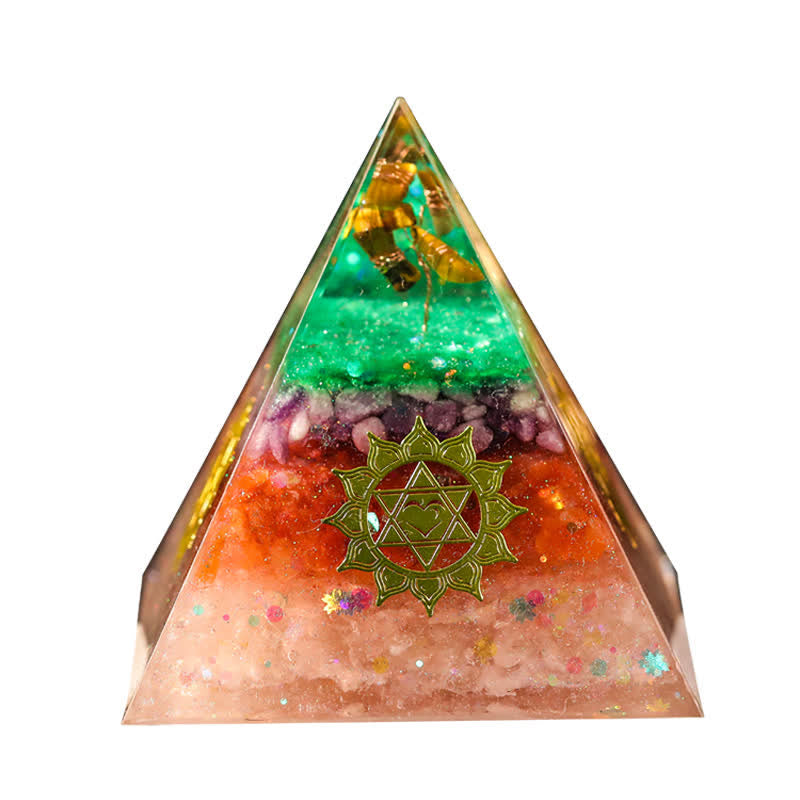 Olivenorma "Increase Opportunities" Natural Stone Orgone Pyramid