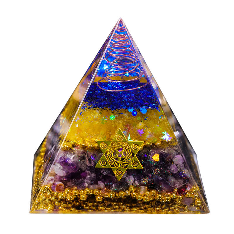 Olivenorma "Beauty and Talent" Natural Stone Orgone Pyramid