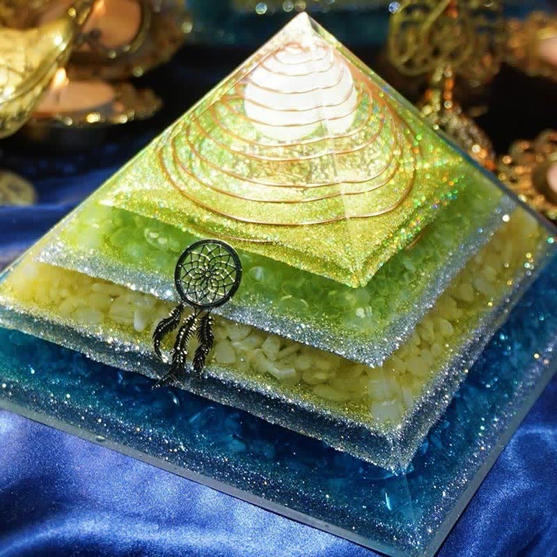 Olivenorma "Healing Dreams" Natural Stone Orgone Pyramid