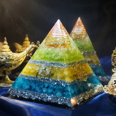 Olivenorma "Healing Dreams" Natural Stone Orgone Pyramid