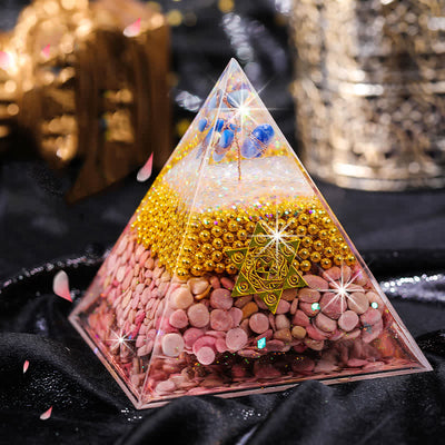 Olivenorma Meet Love-Rose Quartz Orgone Pyramid