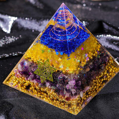 Olivenorma "Beauty and Talent" Natural Stone Orgone Pyramid