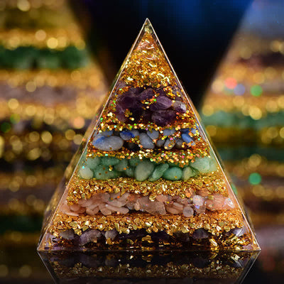 Olivenorma "All-Round Protection" Natural Stone Orgone Pyramid