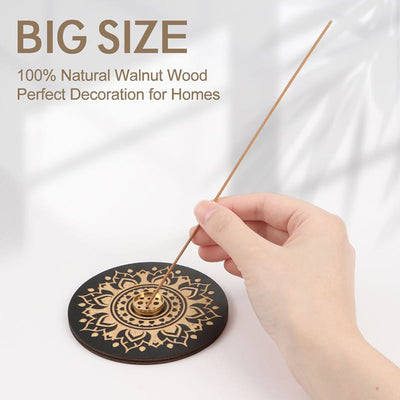 Olivenorma Lotus Purity Wooden Incense Stick Holder