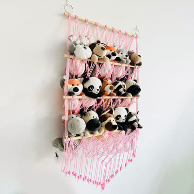 Olivenorma Handmade Cotton Rope Doll Storage Rack Wall Decor