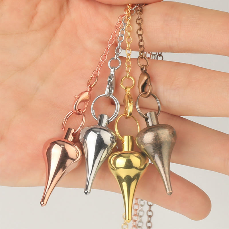 Olivenorma Metal Water Drop Healing Divination Pendulum