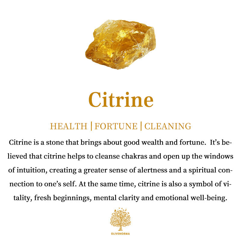 Olivenorma Customized Wealth Is Flowing Citrine Pyramid Crystal Array