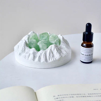 Olivenorma Mountain Shaped Healing Crystal Aromatherapy Candle