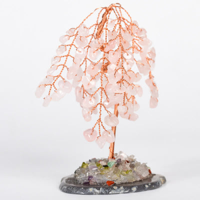 Olivenorma Natural Crystal Base Willow Feng Shui Tree