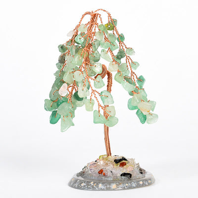 Olivenorma Natural Crystal Base Willow Feng Shui Tree