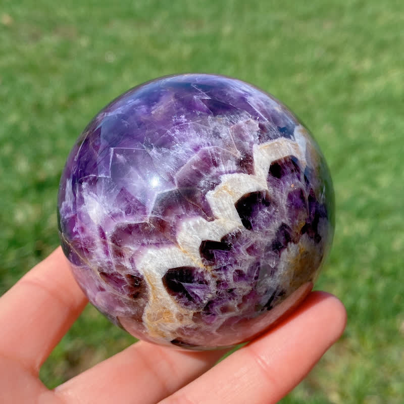 Olivenorma Natural Amethyst Crystal Sphere