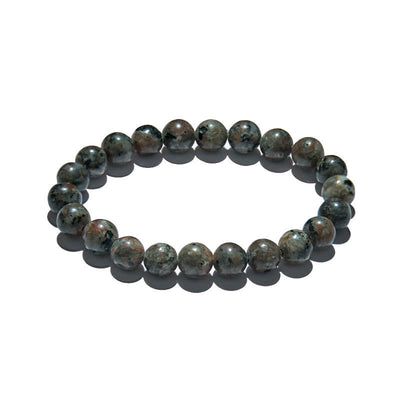 Olivenorma 6-12mm Natural Yooperlite Beads Bracelet