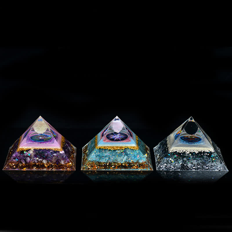 Olivenorma 8*12cm Natural Stone Orgone Pyramid