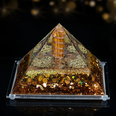 Olivenorma 8*12cm Natural Stone Orgone Pyramid