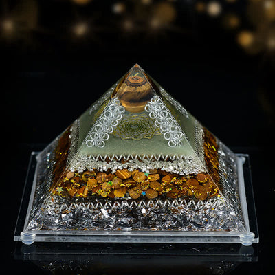 Olivenorma 8*12cm Natural Stone Orgone Pyramid