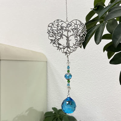 Olivenorma Tree of Life Iron Art Suncatcher Wind Chime