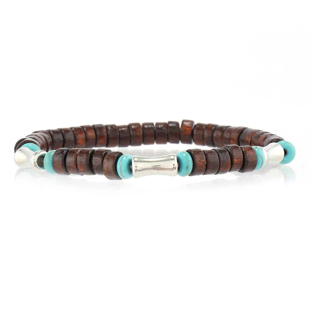 Olivenorma Turtle Turquoise Coconut Shell Wax Thread Braclets