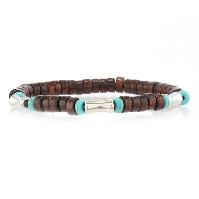 Olivenorma Turtle Turquoise Coconut Shell Wax Thread Braclets