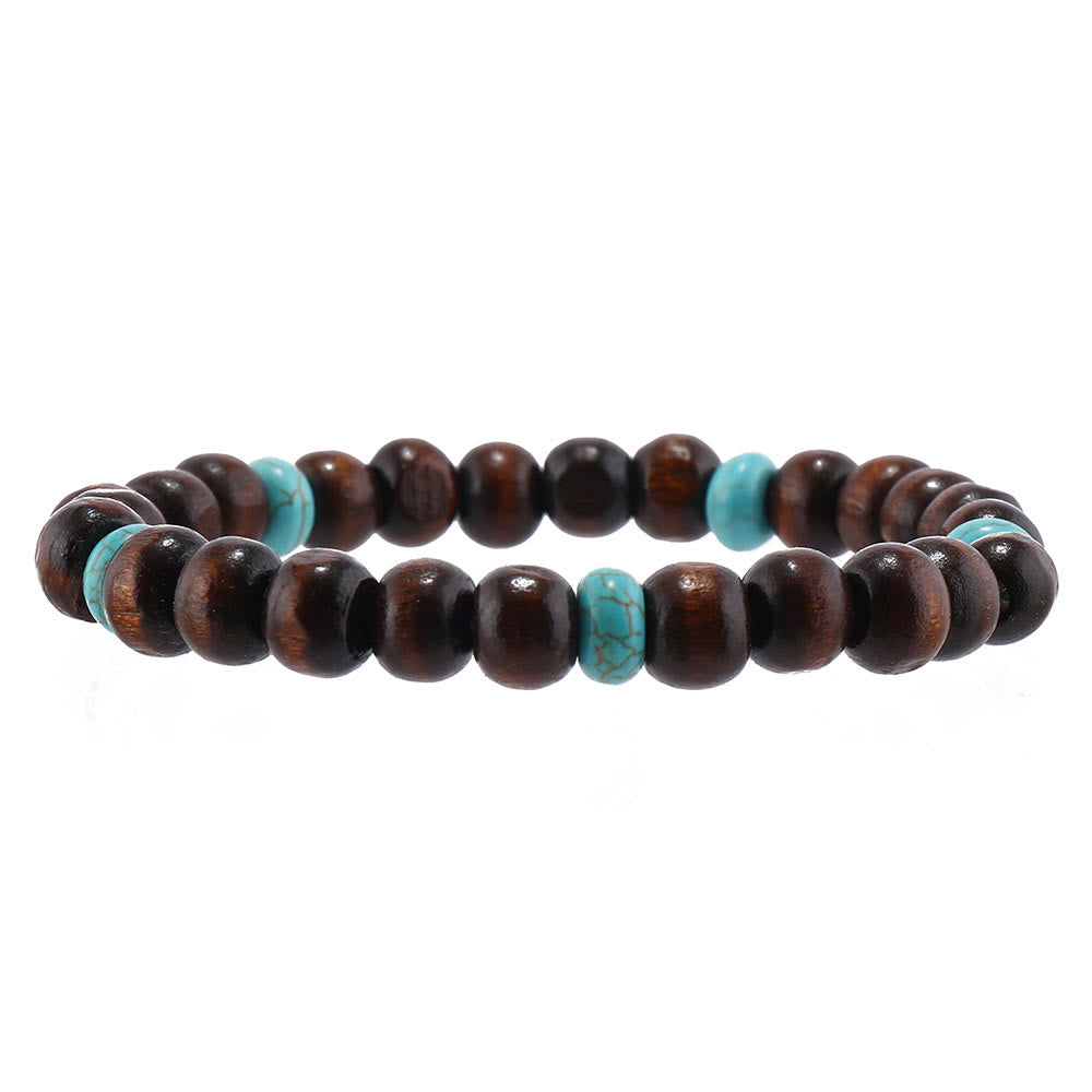 Olivenorma Turtle Turquoise Coconut Shell Wax Thread Braclets