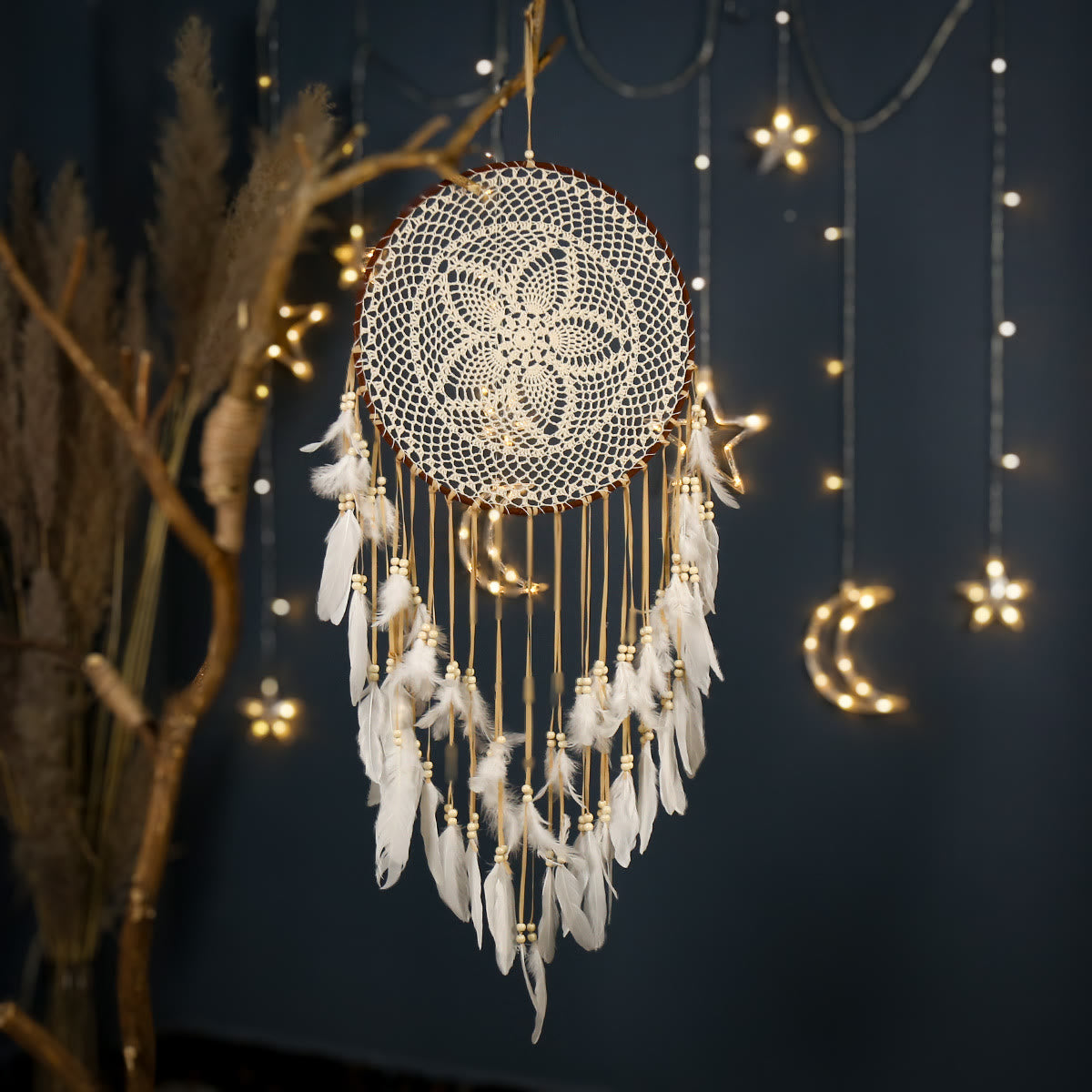 Olivenorma Multiple Patterns Bohemian Handmade Woven Dreamcatcher