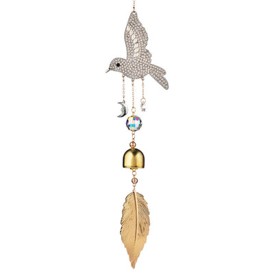 Olivenorma Hummingbird Crystal Prism Suncatcher Wind Chime