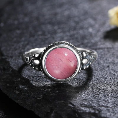 Olivenorma Boho Statement Gemstone S925 Silver Ring