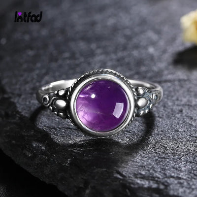 Olivenorma Boho Statement Gemstone S925 Silver Ring