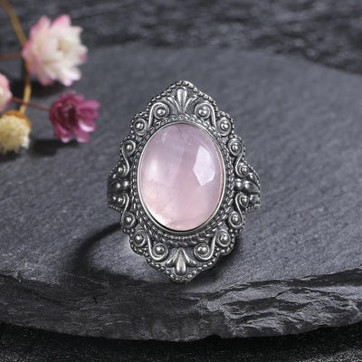 Olivenorma Antique Boho Jewelry Natural Gemstone Ring