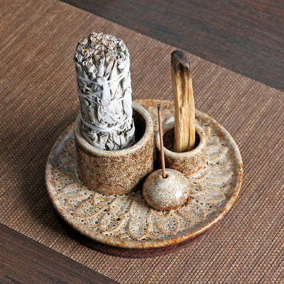 Olivenorma Palo Santo Sticker Holder Tray Incense Holder