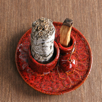 Olivenorma Palo Santo Sticker Holder Tray Incense Holder