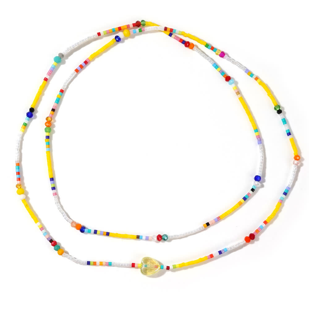 Olivenorma Colored Rice Beads Beads Multi-layer Bracelet