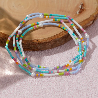 Olivenorma Colored Rice Beads Beads Multi-layer Bracelet