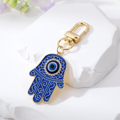 Olivenorma Evil Eye Hamsa Hand Protection Keychain