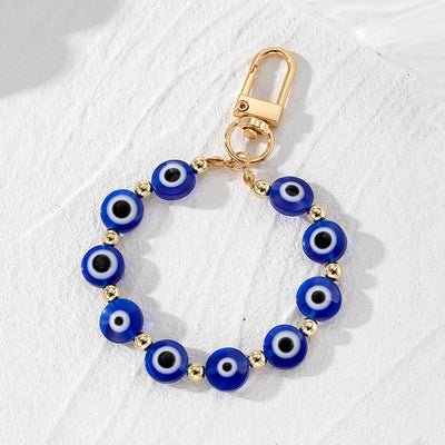 Olivenorma Evil Eye Symbol Hanging Ornament Beaded Keychain