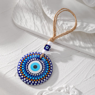 Olivenorma Evil Eye Symbol Painting Car Accessory Keychain