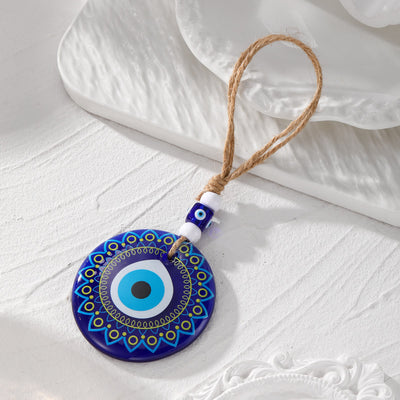 Olivenorma Evil Eye Symbol Painting Car Accessory Keychain