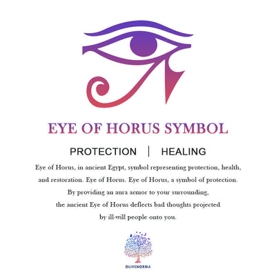 Olivenorma Eye of Horus Crystal Energy Spire Orgone Pyramid