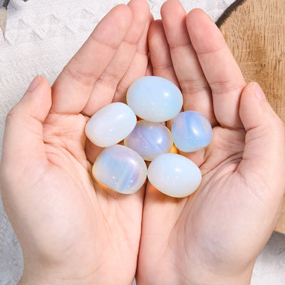 Olivenorma Polished Opal Gem Tumbled Stone Set