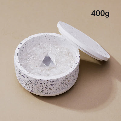 Olivenorma Natural Crystal Gravel Gypsum Demagnetizing Bowl