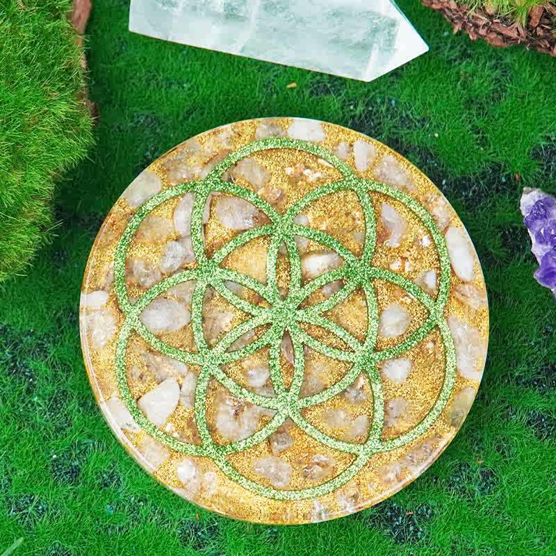 Olivenorma Natural Stone Resin Reiki Treatment Decoration