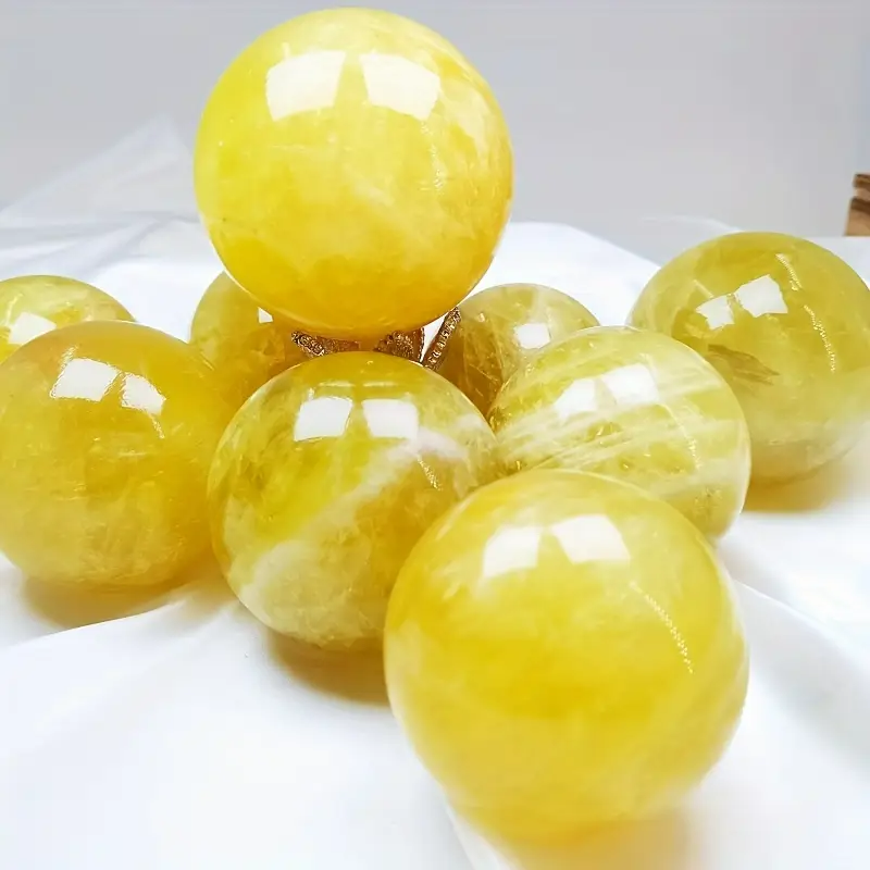 Olivenorma Natural Citrine Crystal Sphere