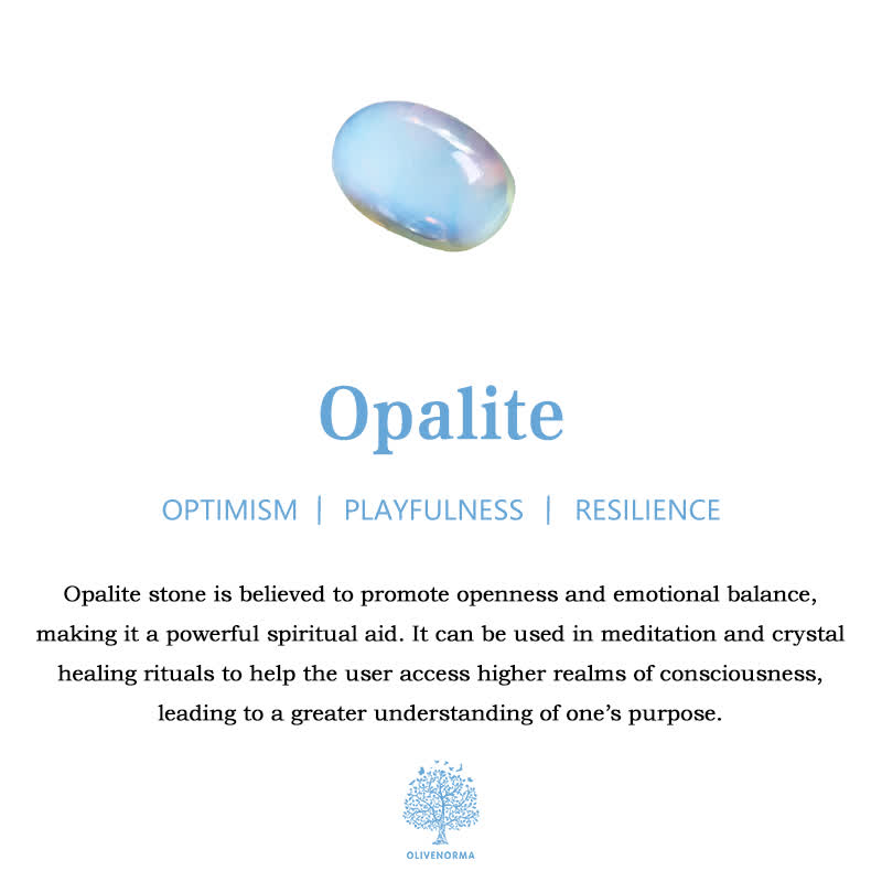 Olivenorma Natural Lotus Opalite Orgone Pyramid