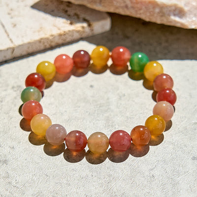 Olivenorma Natural Yanyuan Agate Beaded Bracelet - image 4