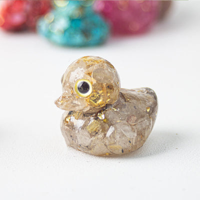 Olivenorma Natural Crystal Duck Gemstone Decoration - image 11