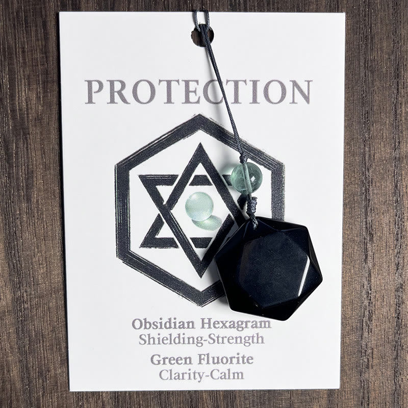 Olivenorma Natural Crystal Metatron's Cube Pendant Keychain