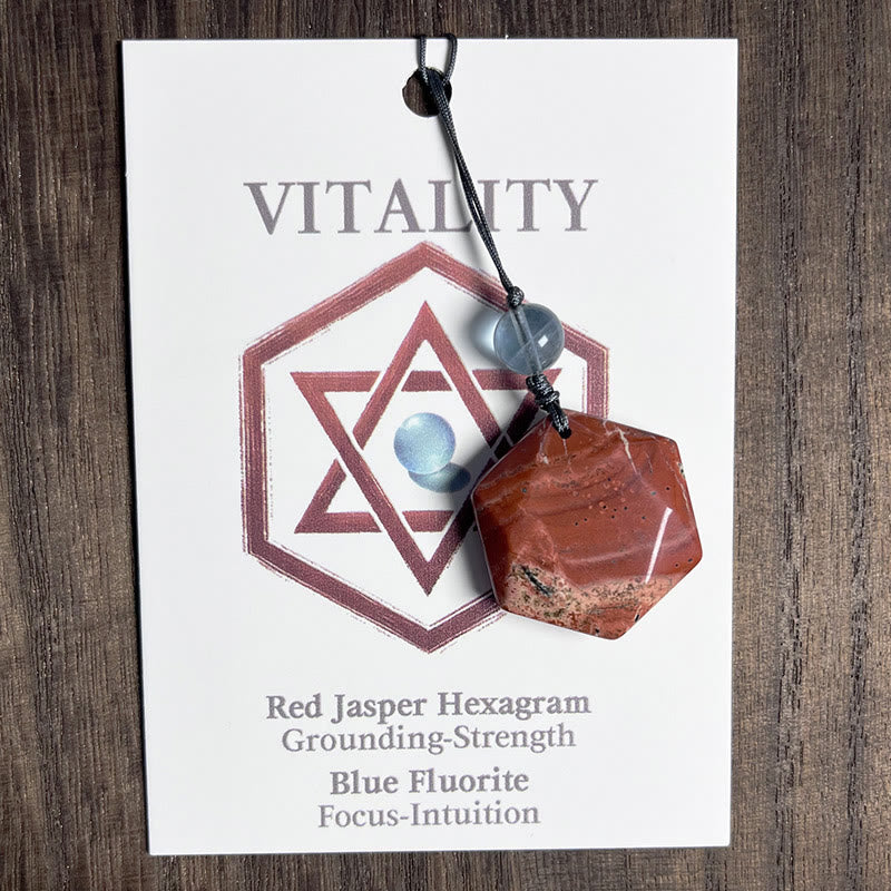 Olivenorma Natural Crystal Metatron's Cube Pendant Keychain