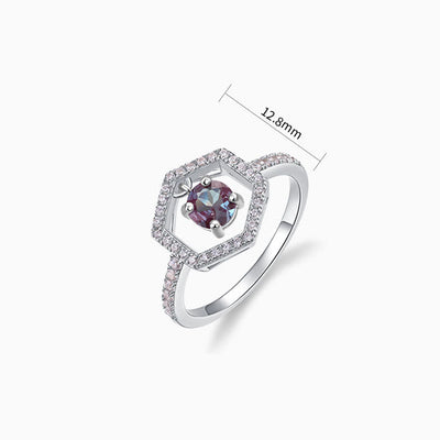 Olivenorma Natural Alexandrite Pendant Ring