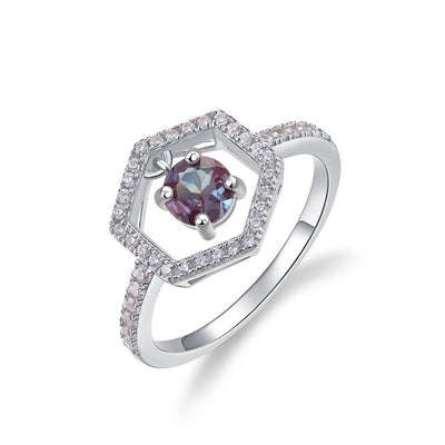 Olivenorma Natural Alexandrite Pendant Ring