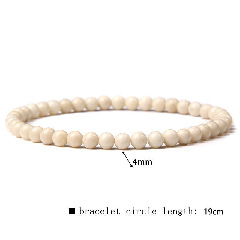 Olivenorma 4mm Natural Stone Beaded Bracelet