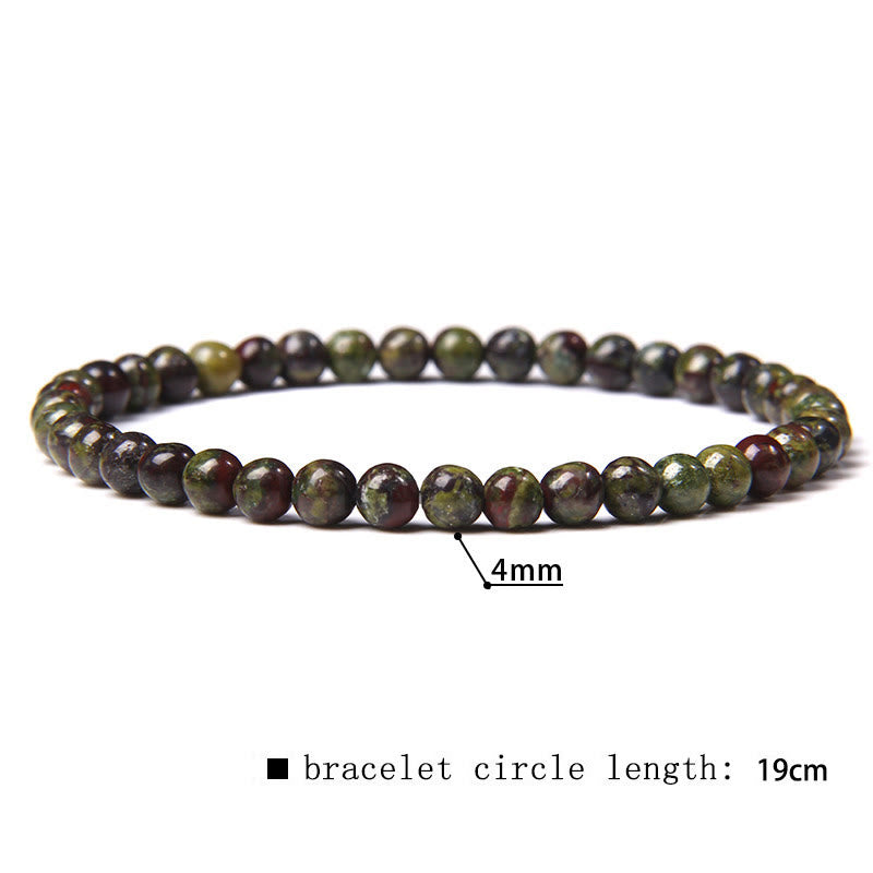 Olivenorma 4mm Natural Stone Beaded Bracelet